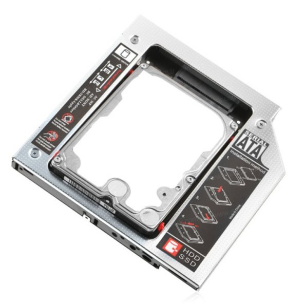 CABLE-LINK CL-127HC SATA 12.7MM DVD TO SSD HDD CADDY YUVA KIZAK - 2
