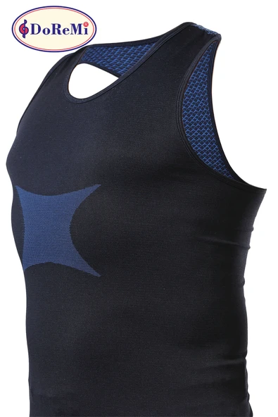 DoReMi Dikişsiz Erkek Antrenman Atleti - Resim 12