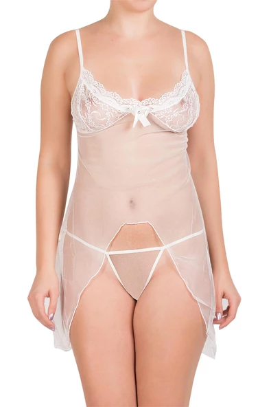 Miorre Big Size Mini Gecelik - Resim 7