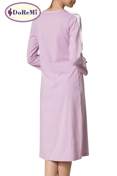 Doremi Uzun Kollu Penye Gecelik - Resim 8