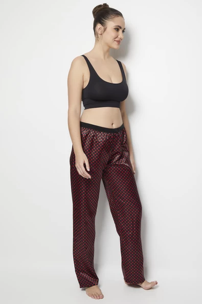 Miorre Puantiyeli Saten Pijama Altı - 7