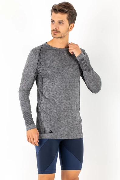 MioFit Erkek Active Wear Uzun Kollu Spor Tişört - 2