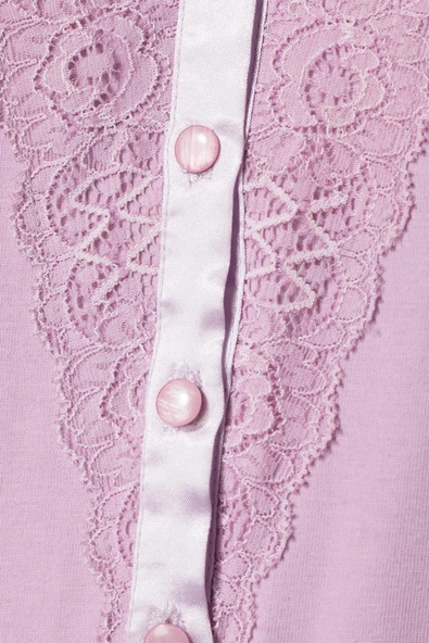 Doremi Uzun Kollu Penye Gecelik - Resim 5