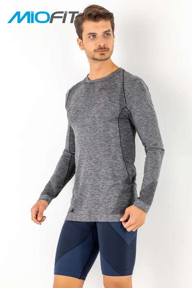 MioFit Erkek Active Wear Uzun Kollu Spor Tişört - 11