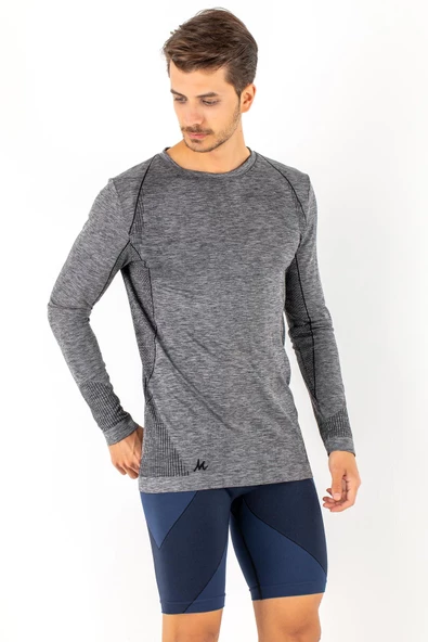 MioFit Erkek Active Wear Uzun Kollu Spor Tişört - 4