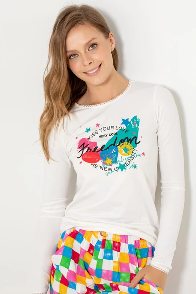 DoReMi Colors for Sleep Bayan Pijama Takımı - Resim 3