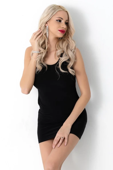 Miorre Sırt Dekolteli Mini Elbise-2528 - 6
