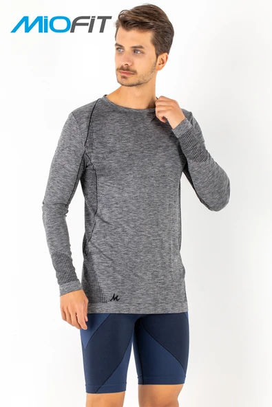 MioFit Erkek Active Wear Uzun Kollu Spor Tişört - 8