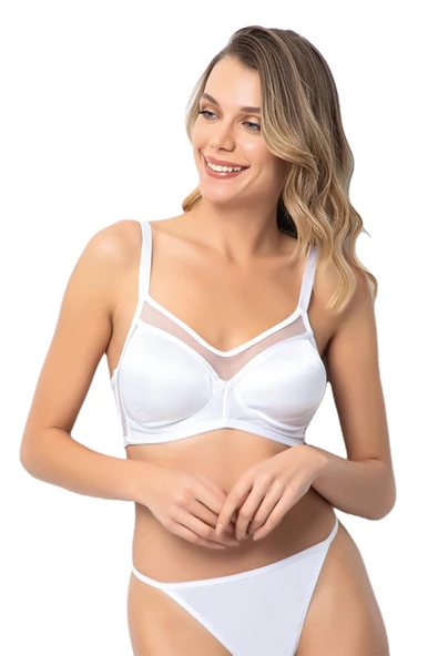 Miorre Magic Effect Tül Detaylı Balensiz Minimizer Toparlayıcı Sütyen - 8