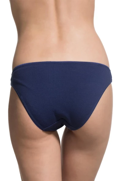 DoReMi 2'Li Günlük Penye Rahat Kalıp Kadın Slip Külot - Resim 6