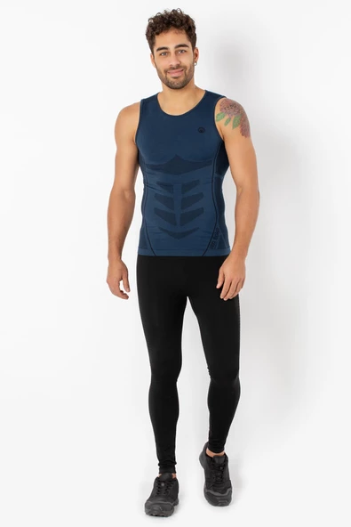 MioFit Erkek Breathable Mesh Dikişsiz Spor Atlet - 2