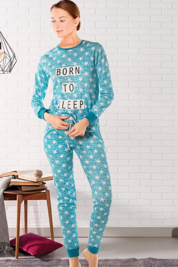 DoReMi Born to Sleep Bayan Pijama Takımı