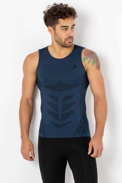 MioFit Erkek Breathable Mesh Dikişsiz Spor Atlet - 6