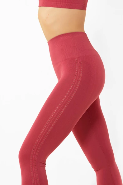 MioFit Yoga & Pilates Yüksek Bel Toparlayıcı Seamless Spor Tayt - 7