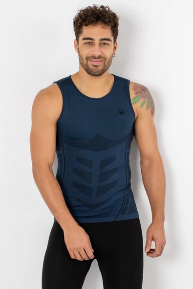 MioFit Erkek Breathable Mesh Dikişsiz Spor Atlet - 7