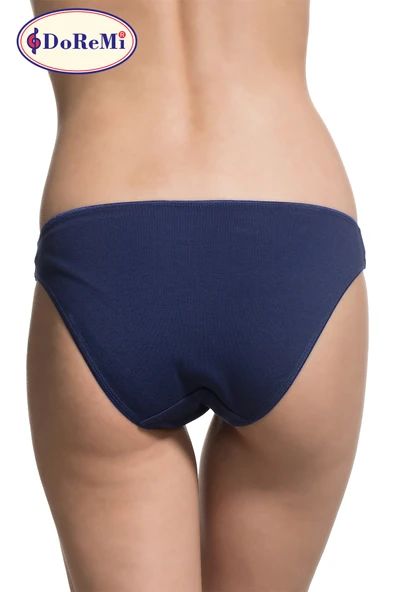 DoReMi 2'Li Günlük Penye Rahat Kalıp Kadın Slip Külot - Resim 11