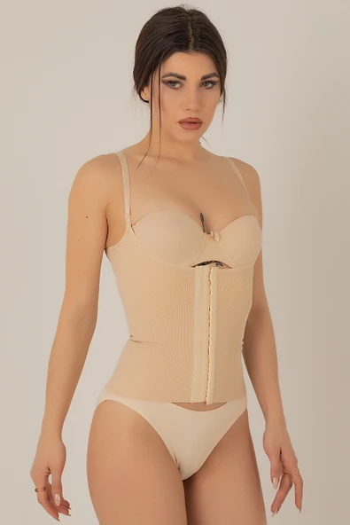 Miorre Askılı Agraflı Şekillendirici Bel Korse - Resim 8