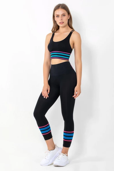 MioFit Energy Yüksek Bel Toparlayıcı Seamless Spor Tayt - 2