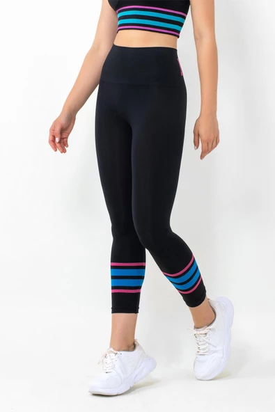 MioFit Energy Yüksek Bel Toparlayıcı Seamless Spor Tayt - 7