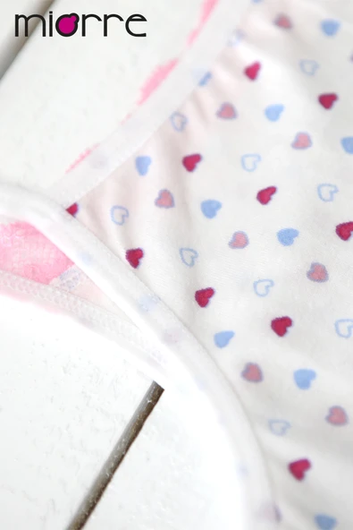 Miorre Desenli Pamuklu Rahat Kalıp Kız Çocuk Atlet Külot Takım - 5