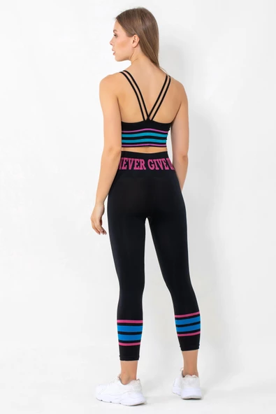 MioFit Energy Yüksek Bel Toparlayıcı Seamless Spor Tayt - 5