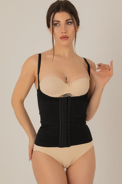 Miorre Askılı Agraflı Şekillendirici Bel Korse - Resim 4