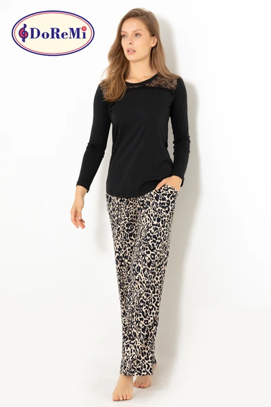 DoReMi Elegant Desing Bayan Pijama Takımı - 9