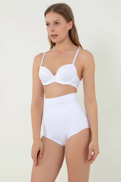 Miorre Kusursuz Siluet Yüksek Bel Toparlayıcı Dikişsiz Nefes Alan Külot Silikonlu Korse - 2