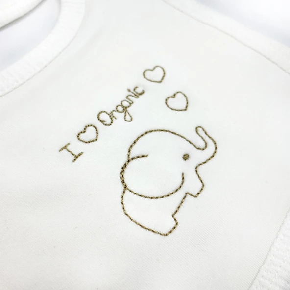 Sema Baby Organic  5 Parça Hastane Çıkışı Zıbın Seti - 1