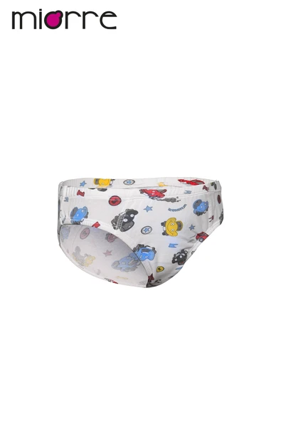 Miorre Pamuklu Desenli Rahat Kalıp Erkek Çocuk Atlet Külot Takım - 6