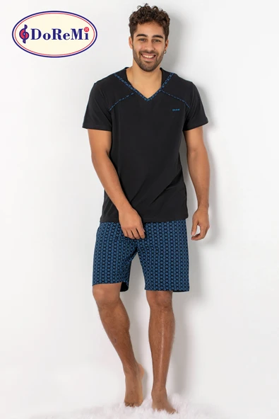 DoReMi Kısa Kollu Erkek Pijama Takımı - Resim 9
