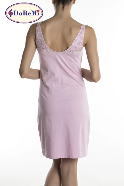 DoReMi Lace Pink Gecelik - Resim 7
