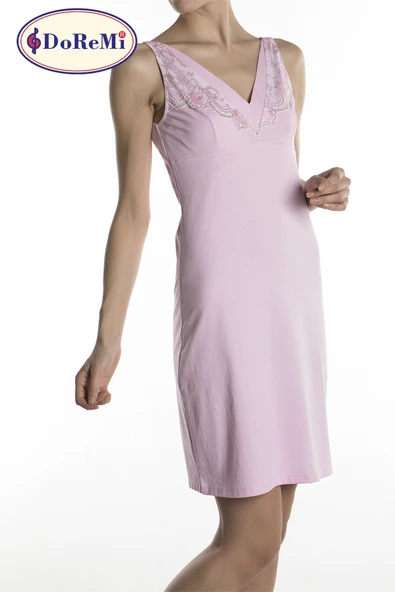 DoReMi Lace Pink Gecelik - Resim 8