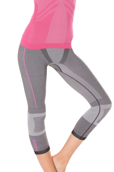 MioFit Power Short Yüksek Bel 3/4 Seamless Spor Tayt - 2