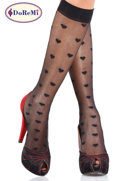 Desenli Dizaltı Çorap Emesta - Resim 9