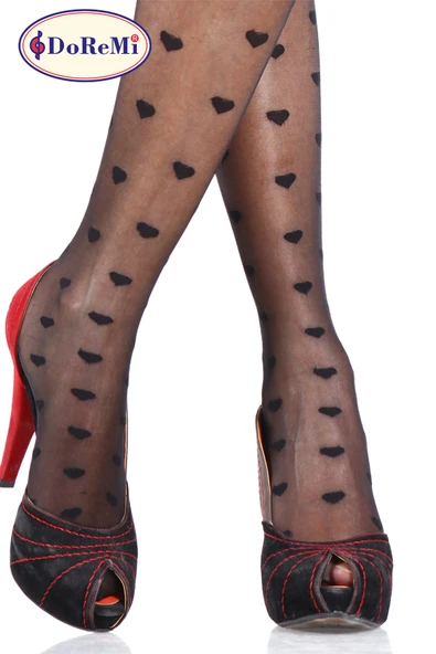 Desenli Dizaltı Çorap Emesta - Resim 10