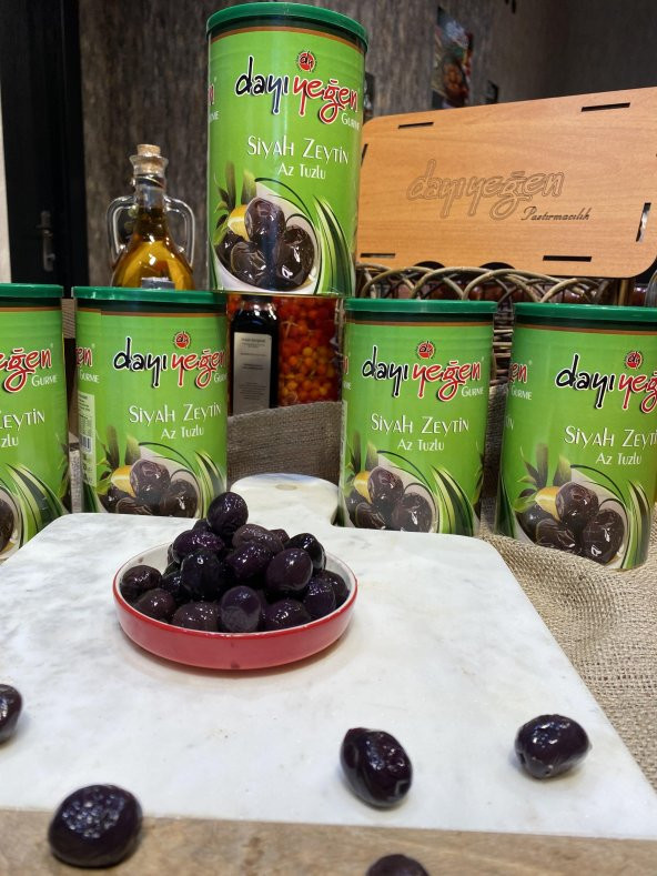 Dayı Yeğen Özel Yerli Gemlik Zeytini 800 Gr Doğal Ev- Yapımı - 3