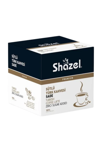 Shazel Sade 12'li Sütlü Türk Kahvesi