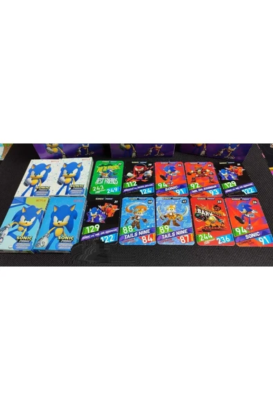 Hayal sepeti SONİC Prime Karakter Oyun Kartları - 8