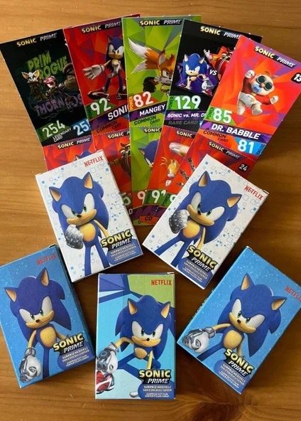 Hayal sepeti SONİC Prime Karakter Oyun Kartları - 6