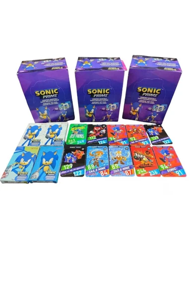 Hayal sepeti SONİC Prime Karakter Oyun Kartları - 7