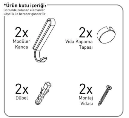 Geseus Üç Katlı Kancalı Banyo Köşe Rafı Mat Siyah ES076H - 6