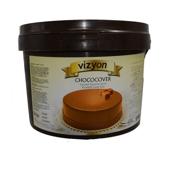 Vizyon Bitter Çikolatalı Ganaj Sosu 6 kg ürün görseli