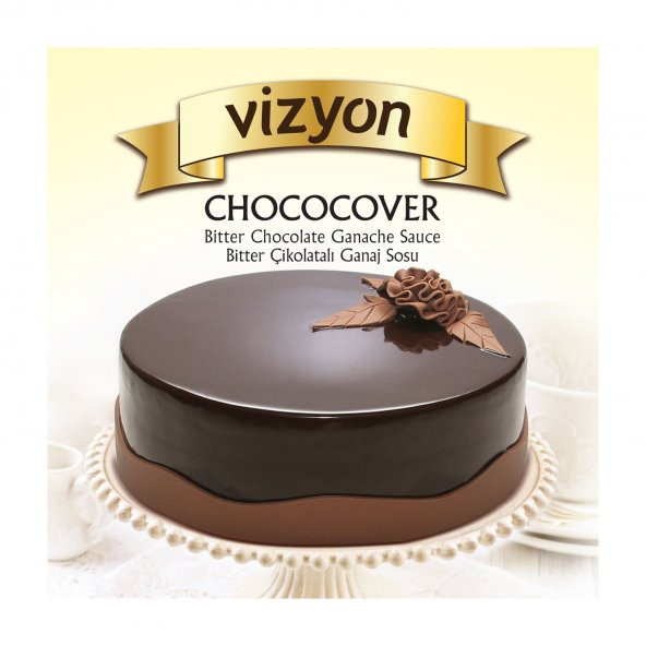 Vizyon Bitter Çikolatalı Ganaj Sosu 6 kg - Resim 2