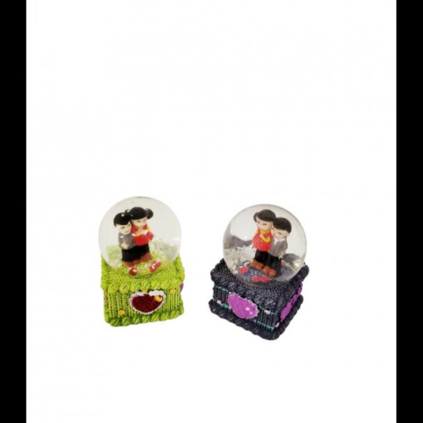 Işıklı Minik Su Küresi Dekoratif Hediyelik ürün görseli 1