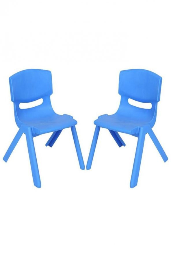 Büyük Şirin Çocuk Sandalyesi Açık mavi 2li Paket 3-7 Yaş İçin