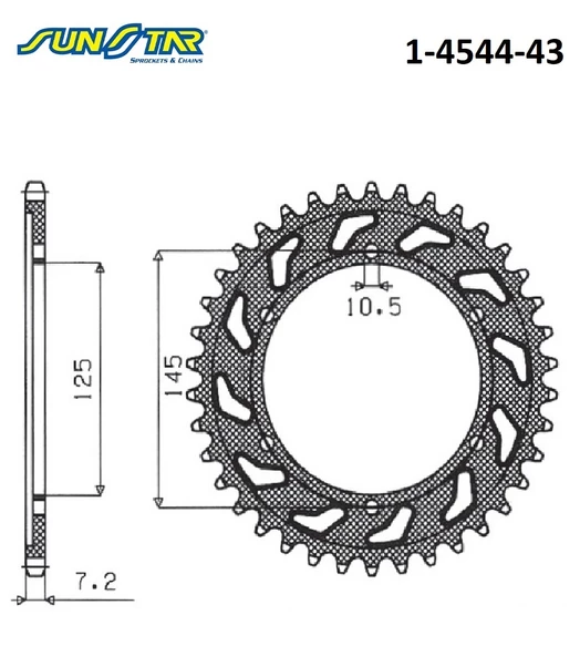 ARKA DİŞLİ / YAMAHA / TDM / 850cc / (ORİJİNAL DİŞLİ SAYISI) / 1996-1997-1998-1999-2000-2001