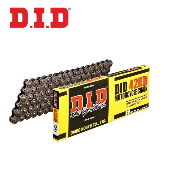 DID 428D ÇELİK ZİNCİR-132 BAKLA / CF MOTO / NK / 150cc / DID ZİNCİR (O-RING BULUNMAZ)  / 2016-2017-2018-2019-2020-2021-2022