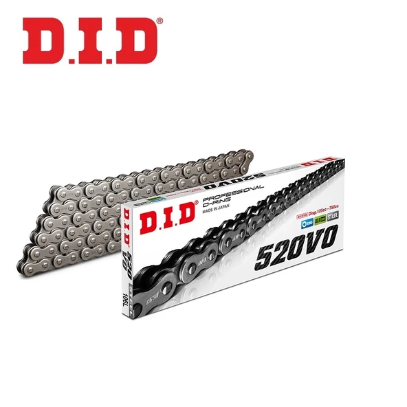 DID 520ORİNG ÇELİK ZİNCİR-100 BAKLA / SUZUKI / GN 250 / 250cc / DID O-RING ÇELİK ZİNCİR  / 1990-1991-1992-1993-1994-1995-1996-1997-1998-1999
