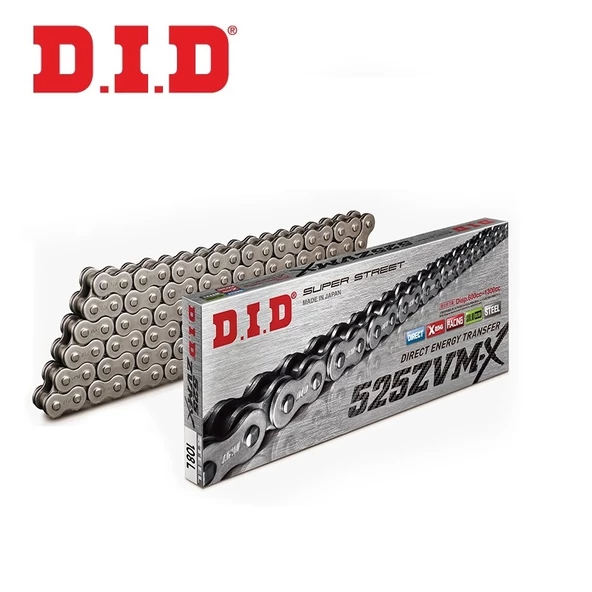 DID 525ZVM-X ÇELİK X-RİNG ZİNCİR-112 BAKLA / APRILIA / CAPONORD / 1200cc / DID X-RING (ZVM-X) ÇELİK ZİNCİR  / 2013-2014-2015-2016-2017